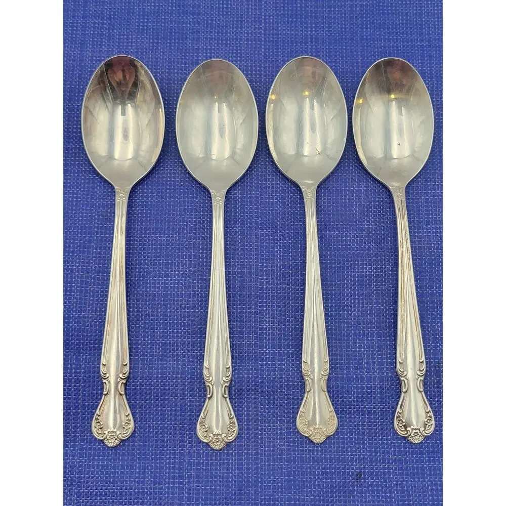 Rogers Brothers Daybreak Elegant Lady Set of 4 Tablespoons Reinforced Plate IS